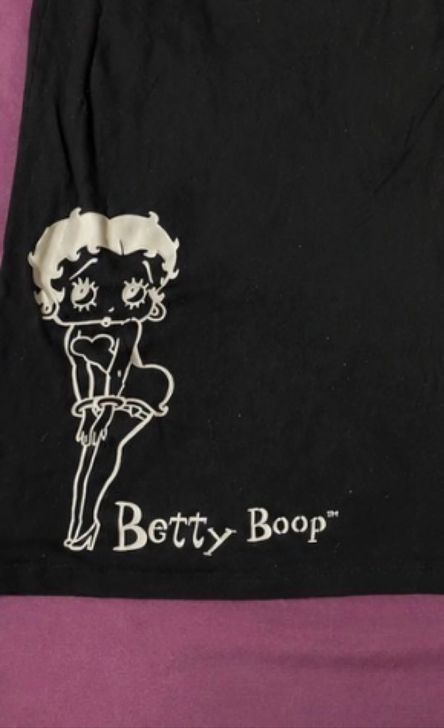 Robe T-shirt Betty Boop noire – Taille S – Officielle – Imprimé iconique – photo 4